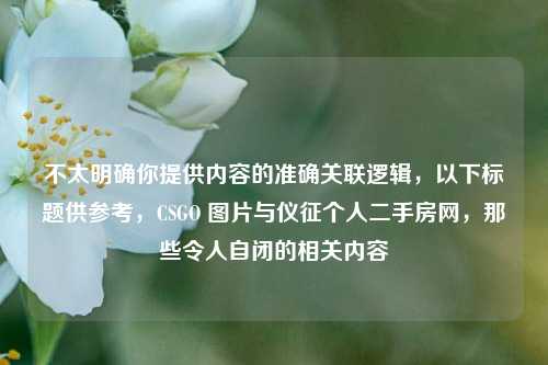 不太明确你提供内容的准确关联逻辑，以下标题供参考，CSGO 图片与仪征个人二手房网，那些令人自闭的相关内容