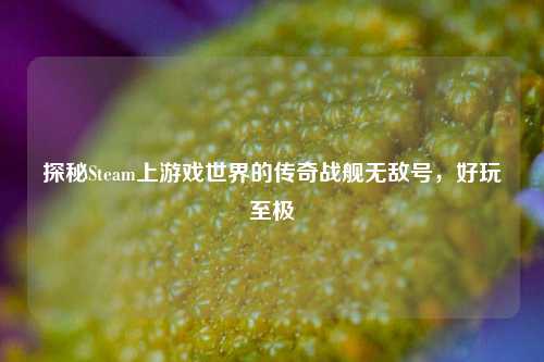 探秘Steam上游戏世界的传奇战舰无敌号，好玩至极