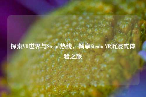 探索VR世界与Steam热线，畅享Steam VR沉浸式体验之旅