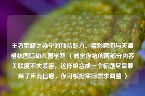 王者荣耀之染宁的独特魅力、精彩瞬间与天津格林国际幼儿园学费 （感觉你给的两部分内容关联度不太紧密，这样组合成一个标题尽量兼顾了所有信息，你可根据实际需求调整 ）