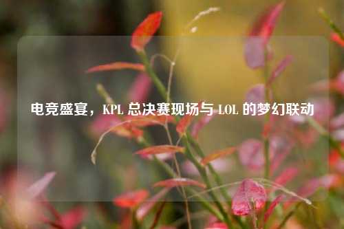电竞盛宴，KPL 总决赛现场与 LOL 的梦幻联动